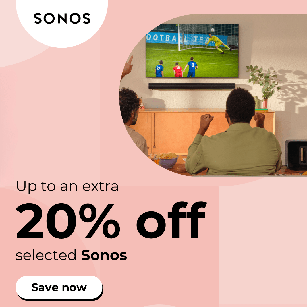 Save up to 20% on Sonos